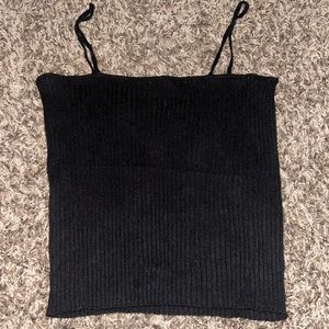 Black tank top